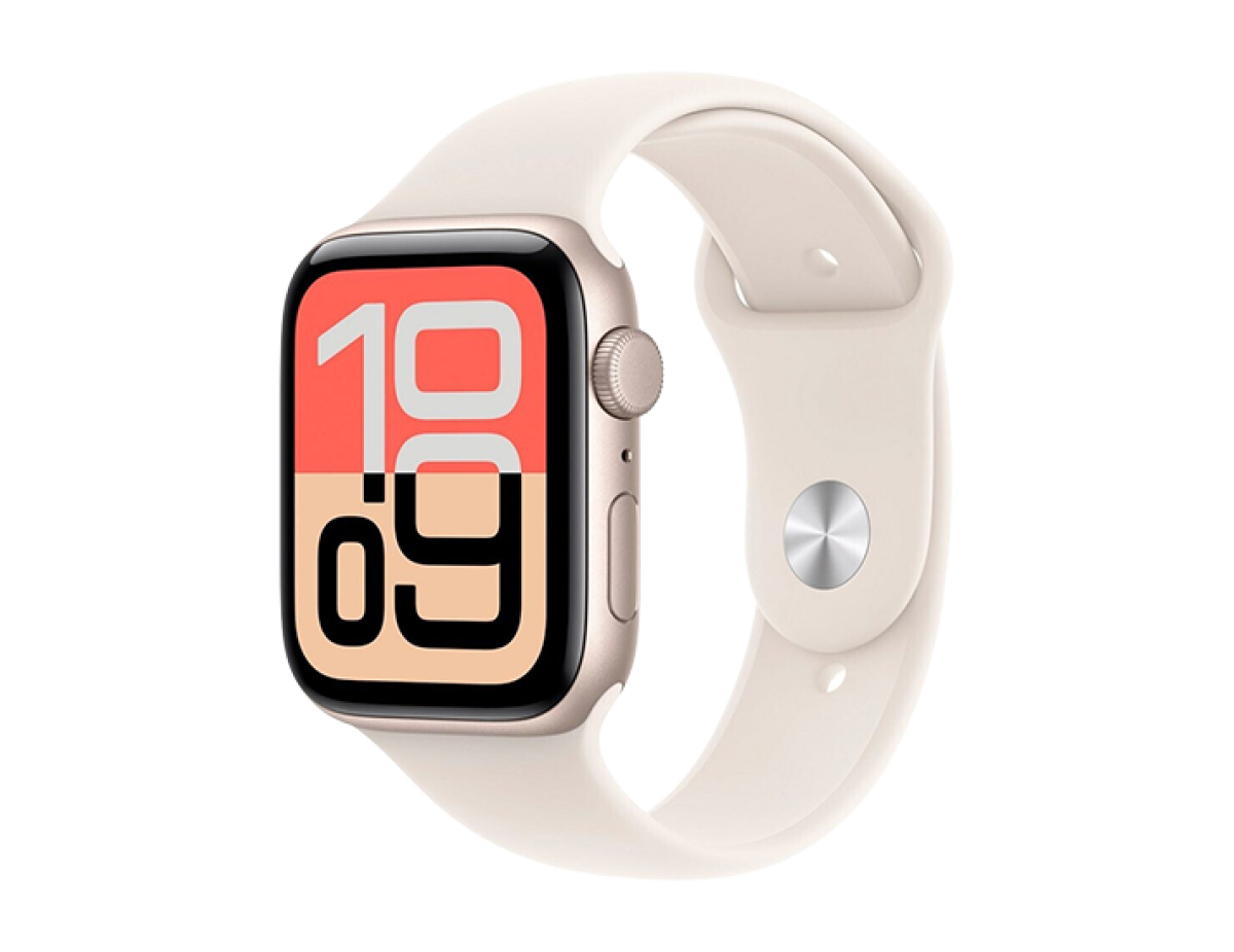 Watch Apple Watch SE 3 (2025) GPS 44mm Starlight Aluminium Case with Sport Band M/L - Starlight Watch Apple Watch SE 3 (2025) GPS 44mm Starlight Aluminium Case with Sport Band M/L - Starlight