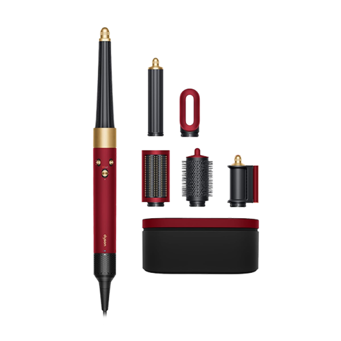 Dyson Airwrap i.d. Multi-Styler and Dryer - Straight+Wavy HS08 - Red Velvet Gold (Gift Edition)