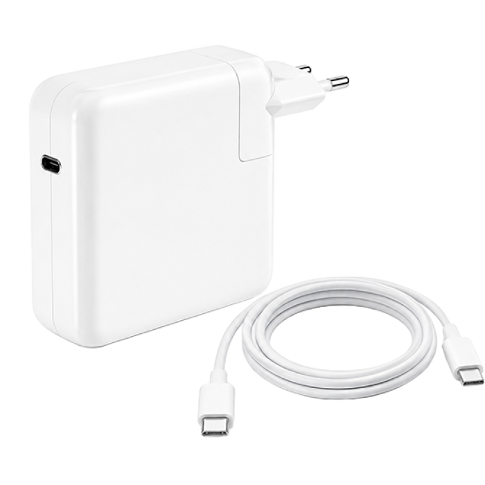 JLC 96W USB-C Adapter + Cable (Bulk) - White