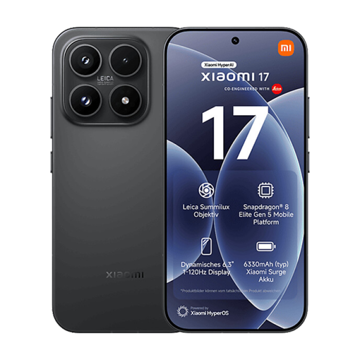 Xiaomi 17 5G Dual Sim 12GB RAM 256GB - Black Xiaomi 17 5G Dual Sim 12GB RAM 256GB - Black