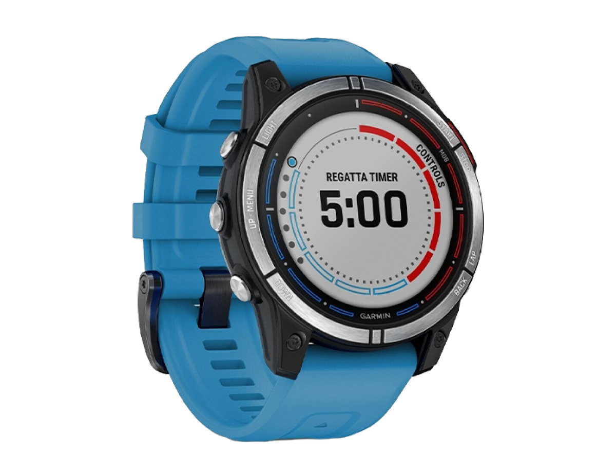 Watch Garmin Quatix 7 Standard Edition GPS 47mm Blue Band - Blue Watch Garmin Quatix 7 Standard Edition GPS 47mm Blue Band - Blue