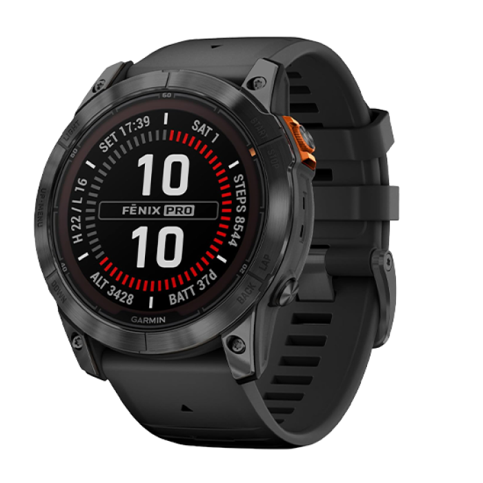 Watch Garmin Fenix 7X Pro Solar GPS 51mm Graphite Band - Slate Grey Watch Garmin Fenix 7X Pro Solar GPS 51mm Graphite Band - Slate Grey