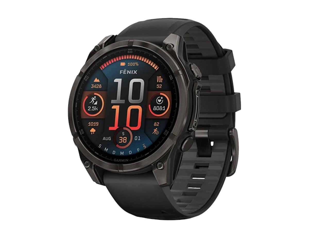 Watch Garmin Fenix 8 GPS 47mm Silicon Black Band - Black
