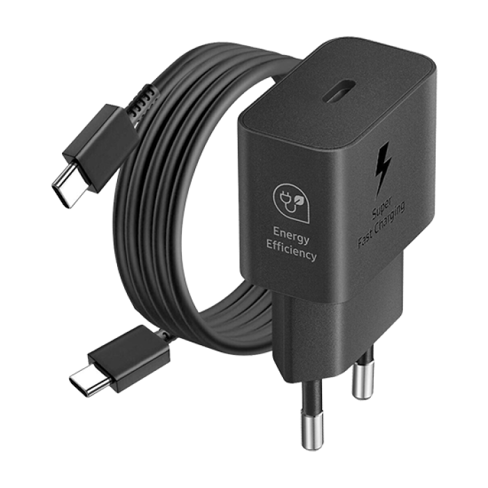 Samsung 25W USB-C Fast Adapter EP-T2510 with Cable - Black