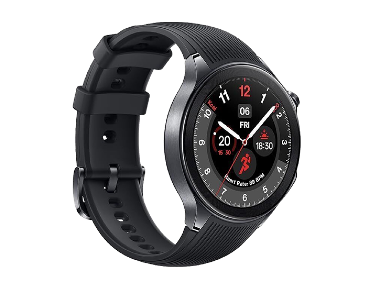 OnePlus Watch 2 Stainless Steel 47mm Αδιάβροχο με Παλμογράφο (Black Steel)