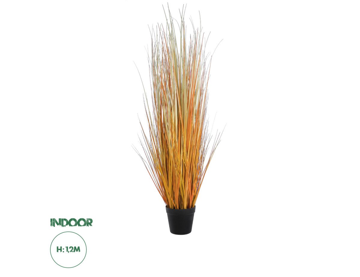 GloboStar® Artificial Garden BUCHANANS SEDGE GRASS 20115 Τεχνητό Διακοσμητικό Φυτό Γρασίδι του Μπουχανάν Υ120cm