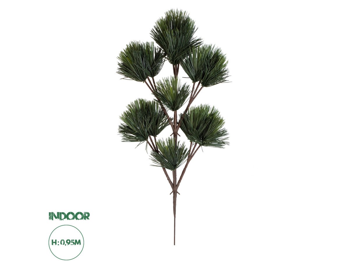 GloboStar® Artificial Garden PINUS MASSONIANA BRANCH 20218 Τεχνητό Διακοσμητικό Κλαδί Πεύκου Π52 x Υ95cm