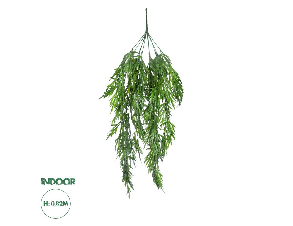 GloboStar® Artificial Garden  CARAWAY HANGING BRANCH 20617 Τεχνητό Κρεμαστό Διακοσμητικό Κρεμαστό κλαδί Κυμινο  Y80cm Σετ 2 τεμαχίων