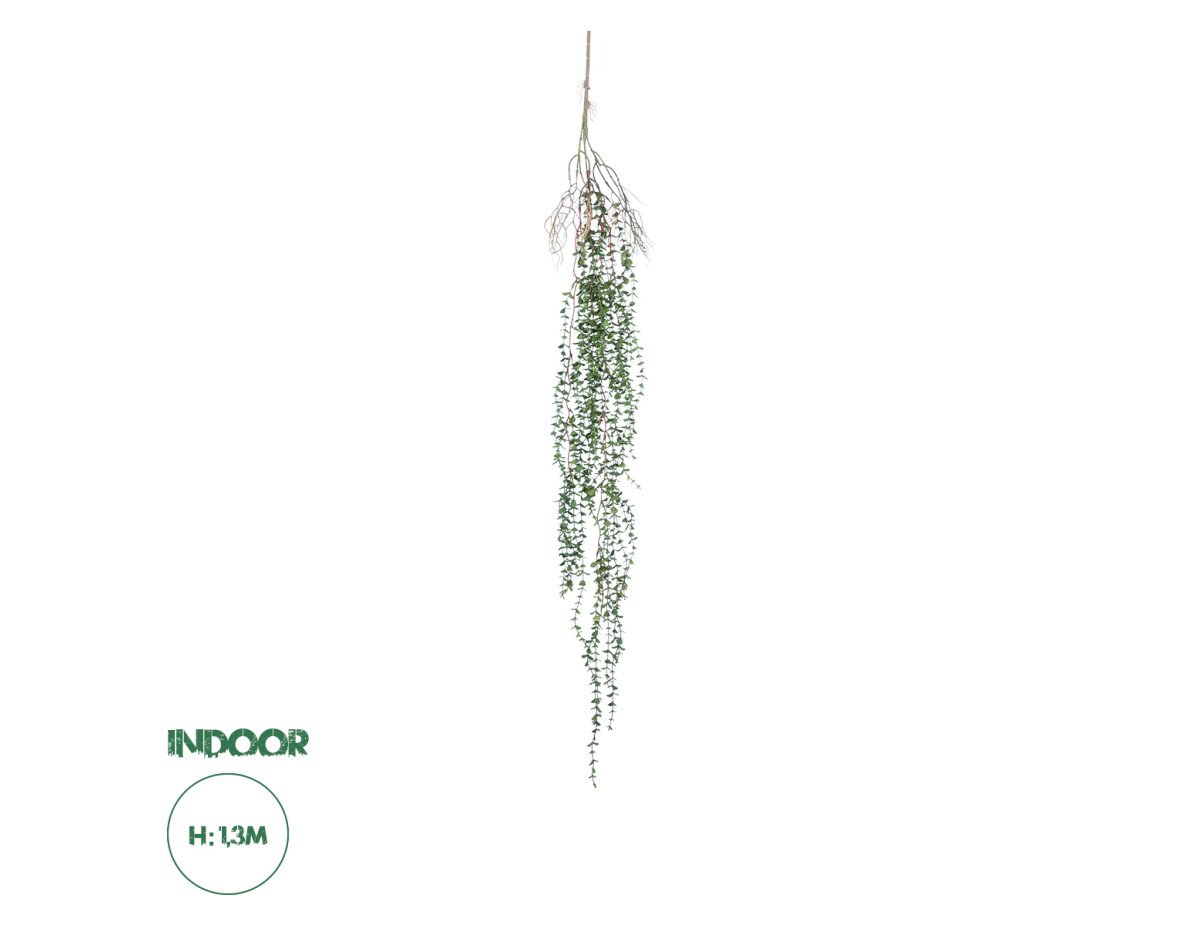 GloboStar® Artificial Garden EUCALYPTUS HANGING PLANT 20618 Τεχνητό Διακοσμητικό Κρεμαστό Φυτό Ευκάλυπτος Υ130cm