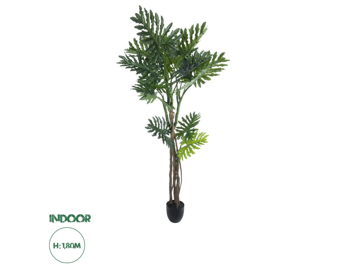 GloboStar® Artificial Garden PHILODENDRON 20685 Τεχνητό Διακοσμητικό Φυτό Φυλλόδενδρο Υ180cm