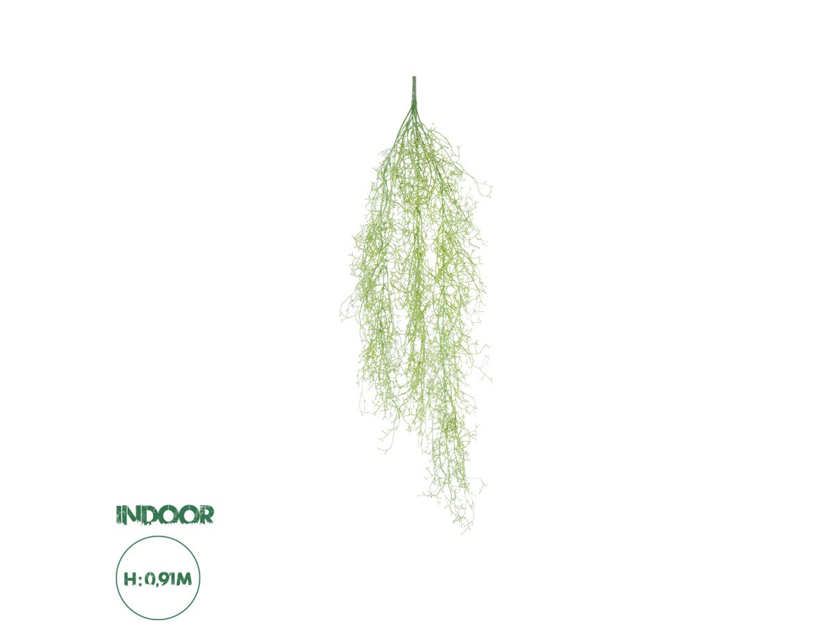 GloboStar® Artificial Garden HANGING AIR GRASS 20819 Τεχνητό Διακοσμητικό Κρεμαστό Φυτό Air Grass Μ22 x Π10 x Υ91cm