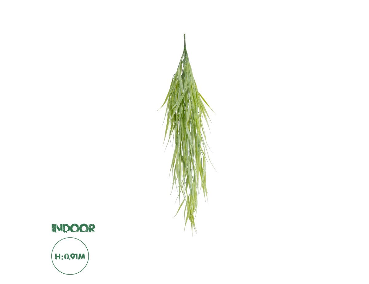 GloboStar® Artificial Garden HANGING CORN GRASS  20827 Τεχνητό Διακοσμητικό Κρεμαστό κλαδί Καλαμπόκι Μ23 x Π10 x Υ91cm