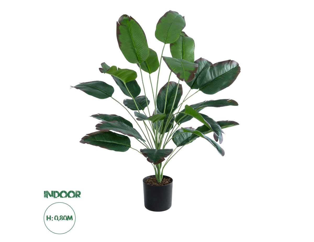 GloboStar® Artificial Garden OLD BANANA PLANT 20917 - Διακοσμητικό Φυτό Ώριμη Μπανανιά Φ90 x Υ80cm