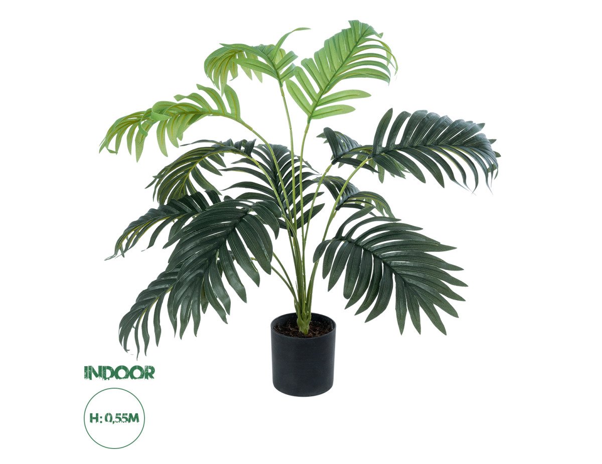 GloboStar® Artificial Garden ARECA PALM PLANT 20926 - Διακοσμητικό Φυτό Αρέκα Φ60 x Υ55cm