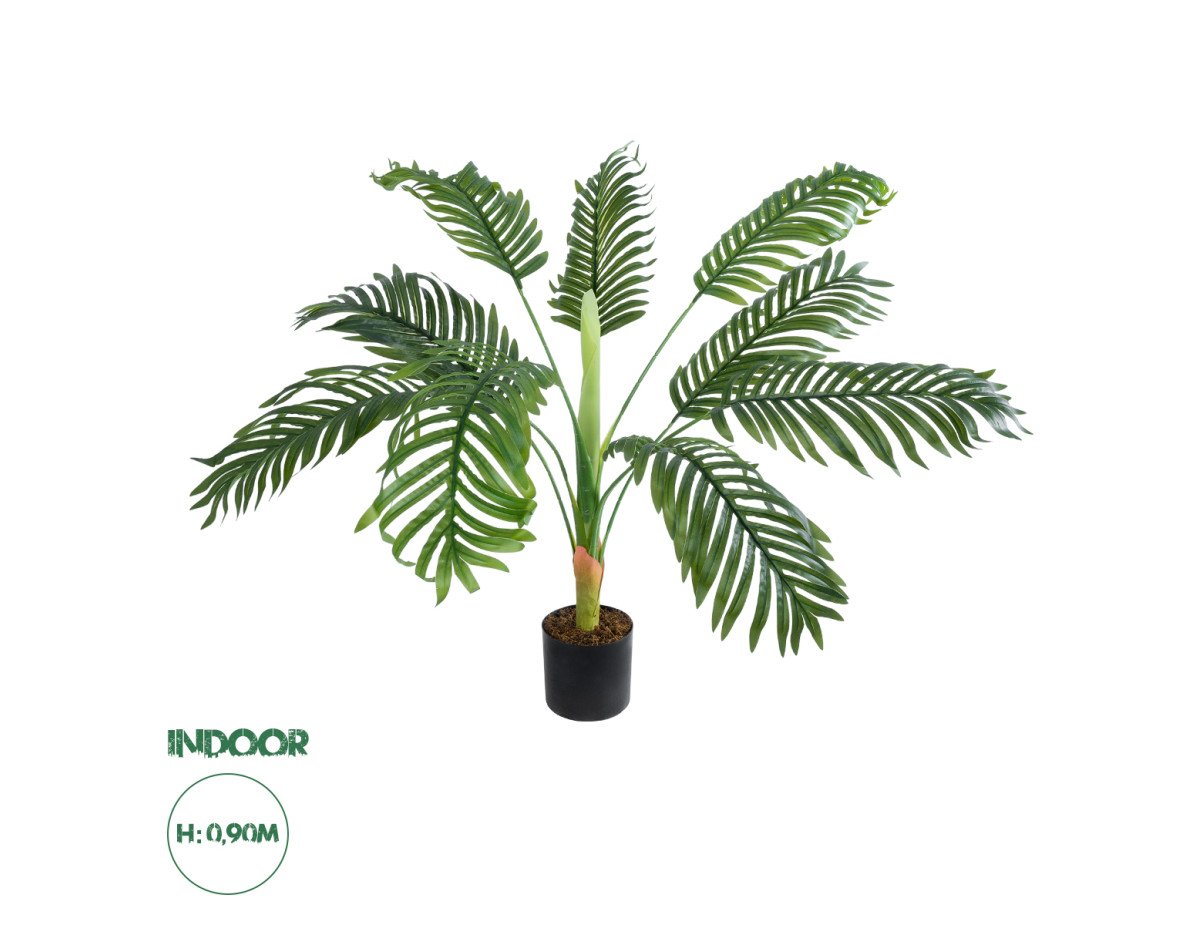 GloboStar® Artificial Garden ARECA PALM PLANT 20936 - Διακοσμητικό Φυτό Αρέκα Φ94 x Υ90cm