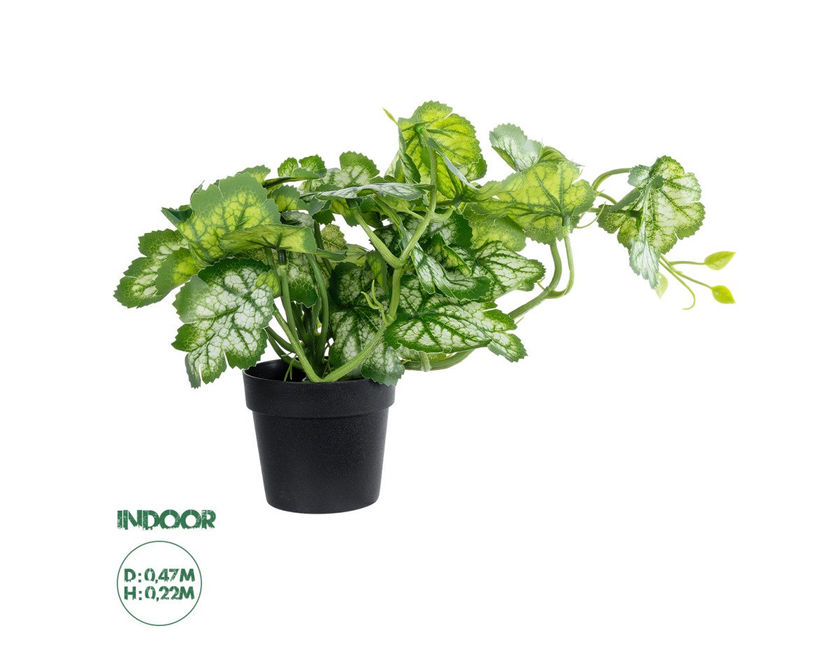 GloboStar® Artificial Garden BEGONIA PLANT 20958 Διακοσμητικό Φυτό Βιγόνια Φ47 x Υ22cm