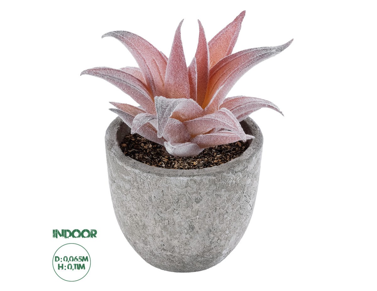 GloboStar® Artificial Garden SUCCULENT ALOE 21032 Διακοσμητικό Φυτό Παχύφυτο Αλόη Υ11cm