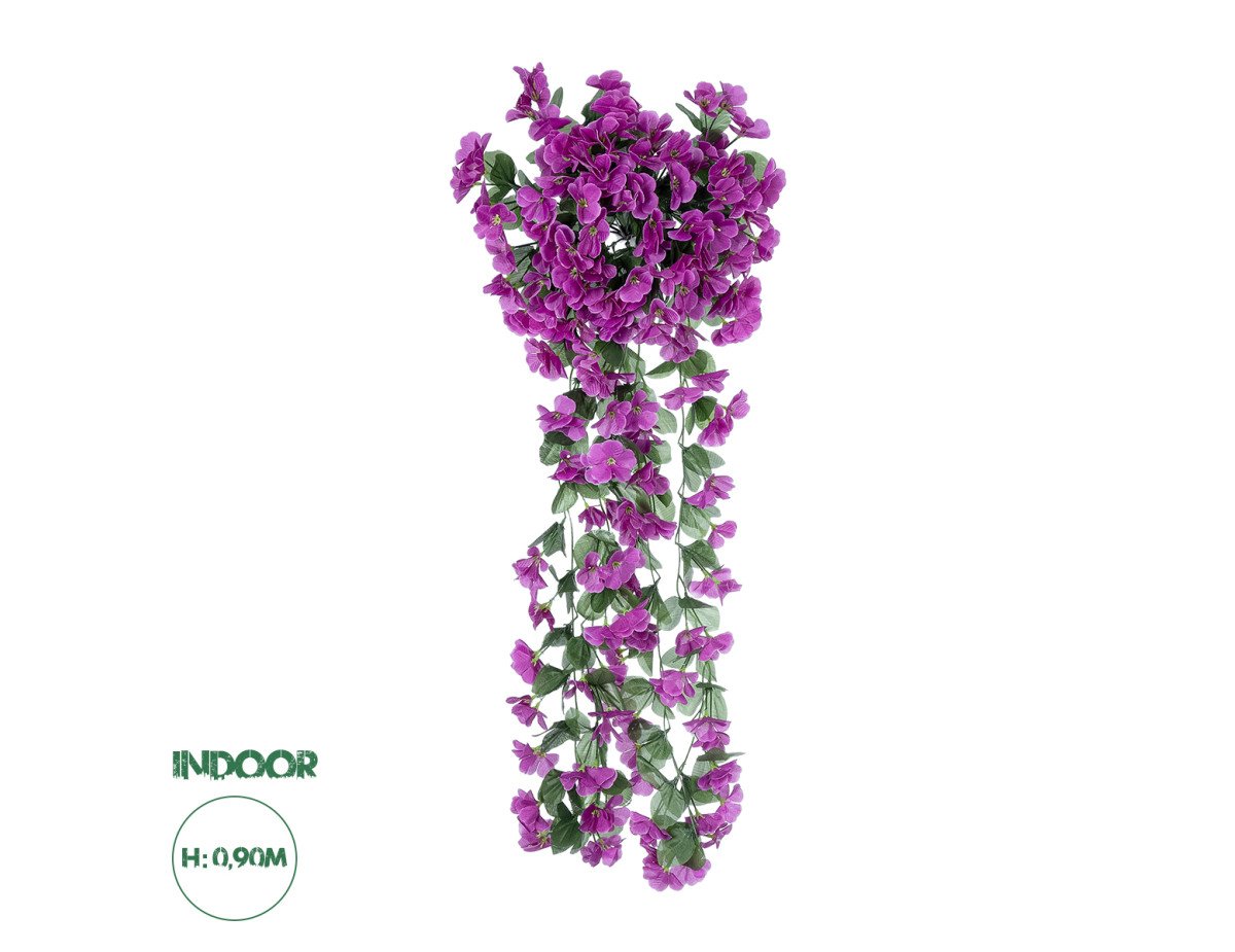 GloboStar® Artificial Garden HANGING CALIBRACHOA BRANCH 21064 Διακοσμητικό Κλαδί Καλιμπραχόα  Φ25 x Υ90cm