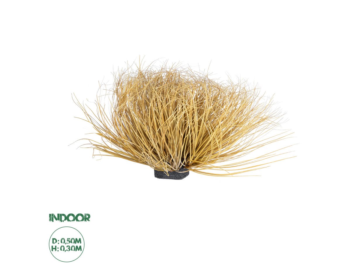 GloboStar® Artificial Garden GRASS BUSH PLANT 21165 Τεχνητό Διακοσμητικό Φυτό Θάμνος Grass Π50cm Y30cm