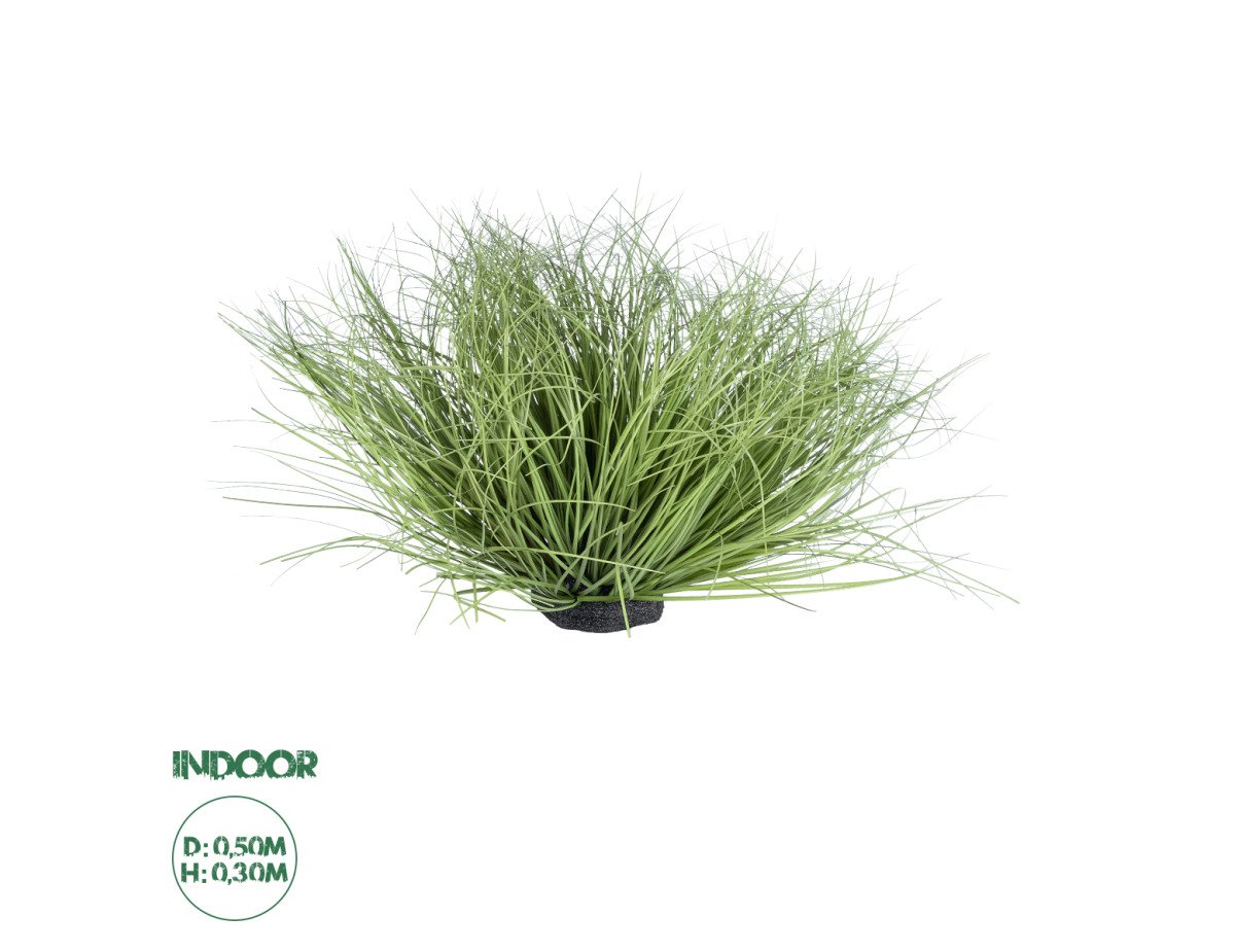 GloboStar® Artificial Garden GRASS BUSH PLANT 21168 Τεχνητό Διακοσμητικό Φυτό Θάμνος Grass Π50cm Y30cm