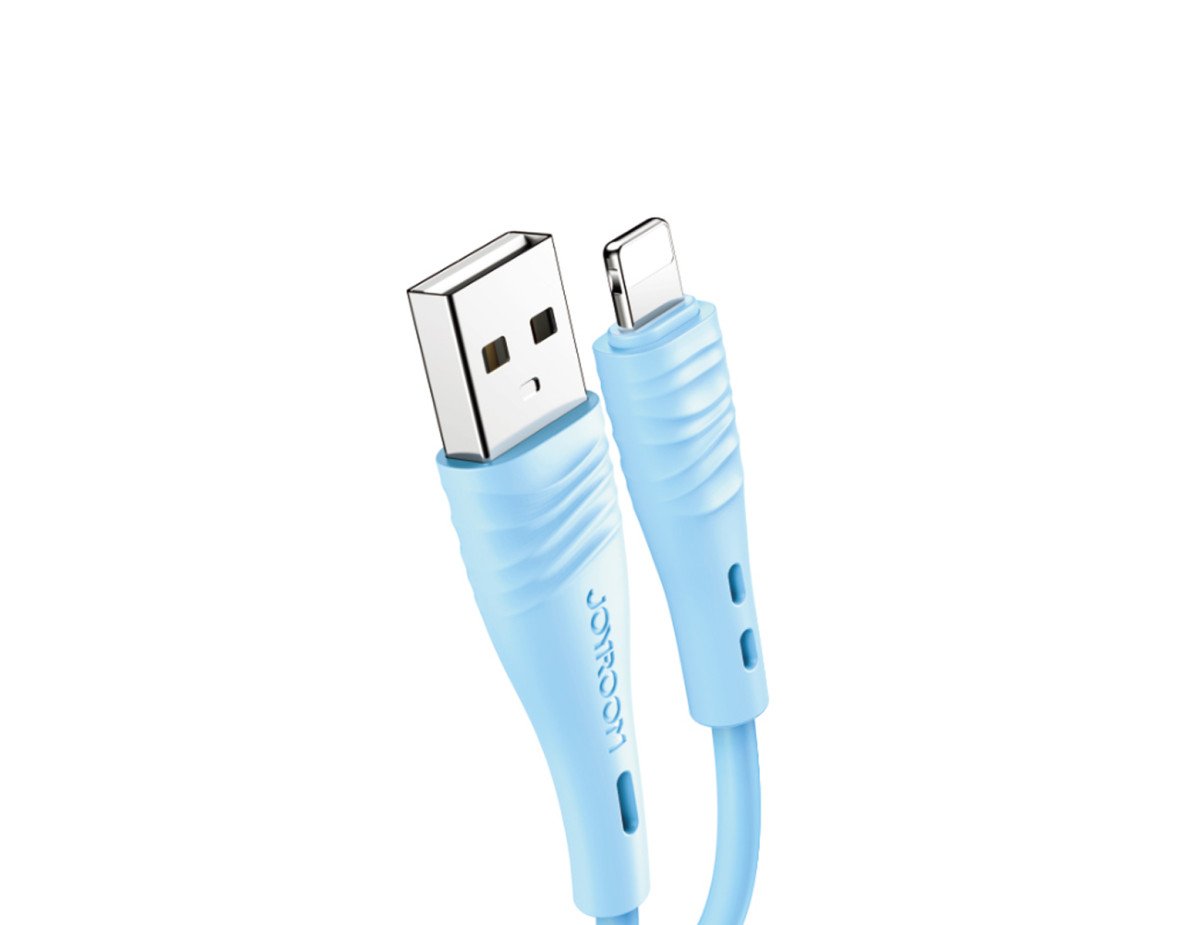 GloboStar® 87006 JOYROOM Originals JR-S118 Καλώδιο Φόρτισης Fast Charging Data iPhone 1M από Regular USB 2.0 σε 8 Pin Lightning Μπλε