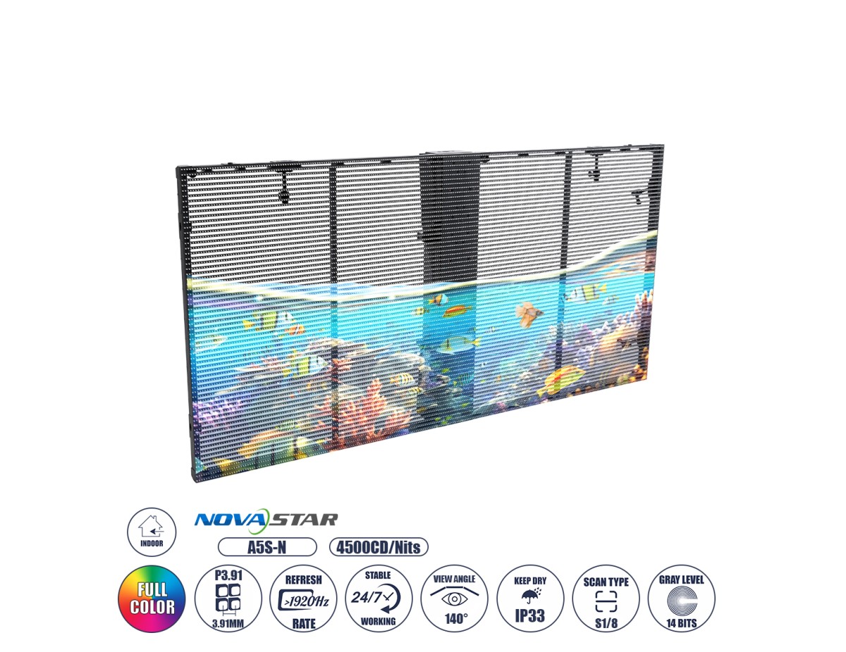 GLOBOSTAR® OPTILED 41005 Διάφανη Οθόνη Video Wall P3.91 Καμπίνα 100x50cm LED 110W 3840Hz 32768 Dots ≥4500cd/㎡ Nits AC 220-240V Εσωτερικού Χώρου IP31 Full Color S1/8 14Bits - Κάρτα NovaStar A5S-N - Nationstar SMD1921 & Yuanchi Driver - Μ100 x Π7.5 x Υ5 GLOBOSTAR® OPTILED 41005 Διάφανη Οθόνη Video Wall P3.91 Καμπίνα 100x50cm LED 110W 3840Hz 32768 Dots ≥4500cd/㎡ Nits AC 220-240V Εσωτερικού Χώρου IP31 Full Color S1/8 14Bits - Κάρτα NovaStar A5S-N - Nationstar SMD1921 & Yuanchi Driver - Μ100 x Π7.5 x Υ5