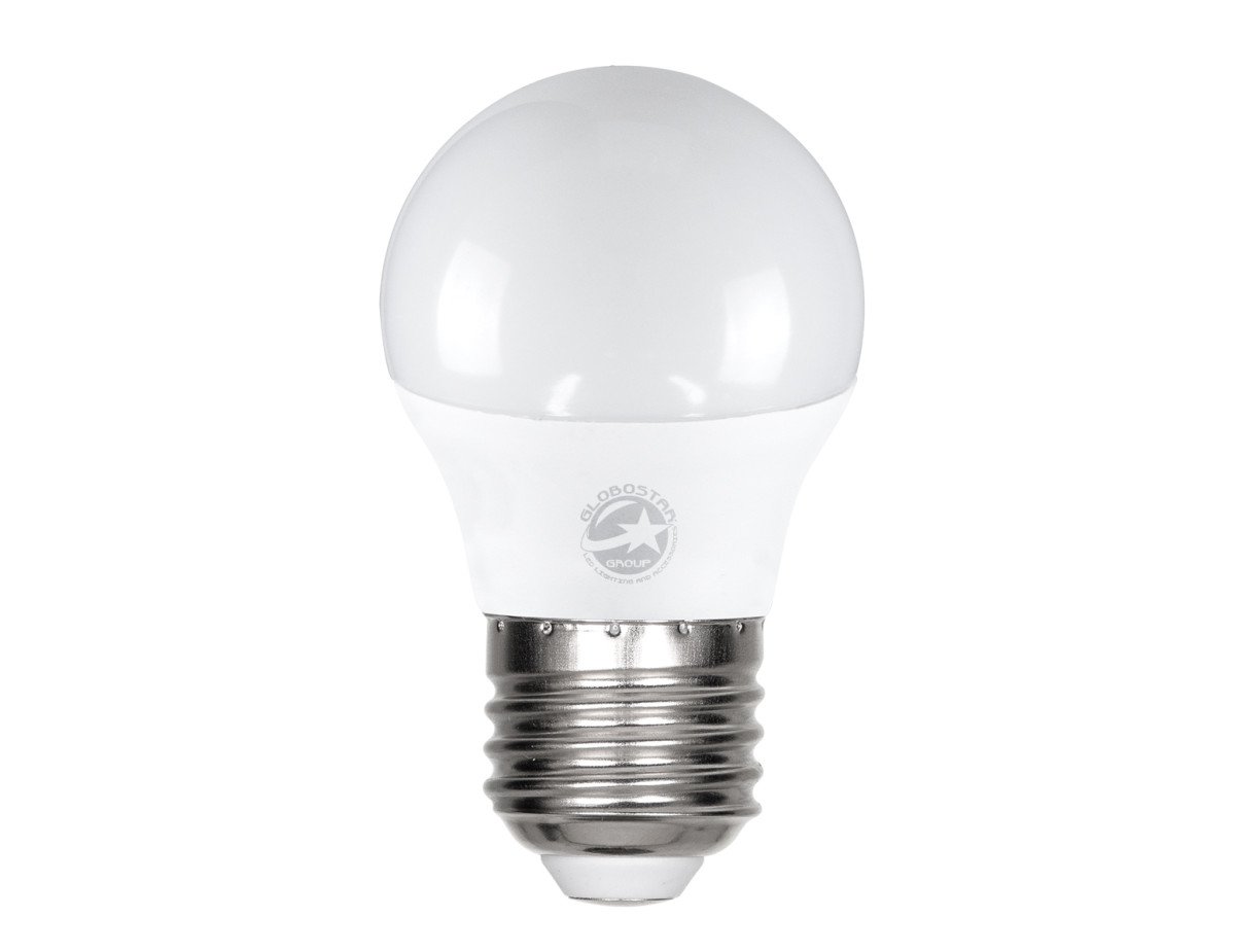 GloboStar® 60019 Λάμπα LED E27 G45 Γλομπάκι 4W 388lm 260° AC 220-240V IP20 Φ4.5 x Υ7.8cm Φυσικό Λευκό 4500K - 3 Years Warranty