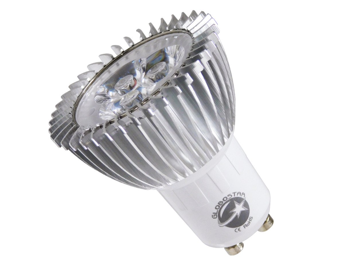 GloboStar® 76042 Λάμπα GU10 Spot LED 3W 260lm 45° AC 85-265V Θερμό Λευκό 3000K Dimmable