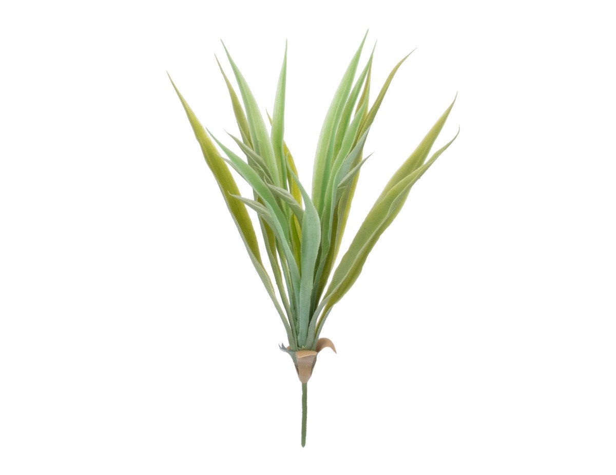 GloboStar® IRIS 78234 Τεχνητό Φυτό Ίριδα - Μπουκέτο Διακοσμητικών Φυτών - Κλαδιών με Φύλλωμα Πράσινο Υ33cm