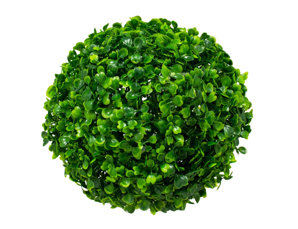 GloboStar® 78502 Artificial - Συνθετικό Τεχνητό Διακοσμητικό Φυτό Θάμνος Πυξάρι Πράσινο Φ23cm