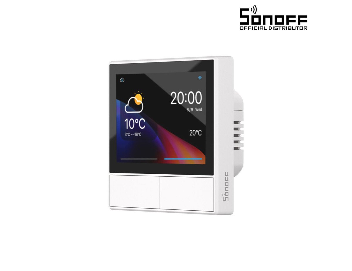 GloboStar® 80096 SONOFF NSPanel-EUW - Wi-Fi Smart Scene Wall Switch (86/EU Type) - Integrated HMI Touch Panel -  Smart Controller & Gateway for All Smart Devises