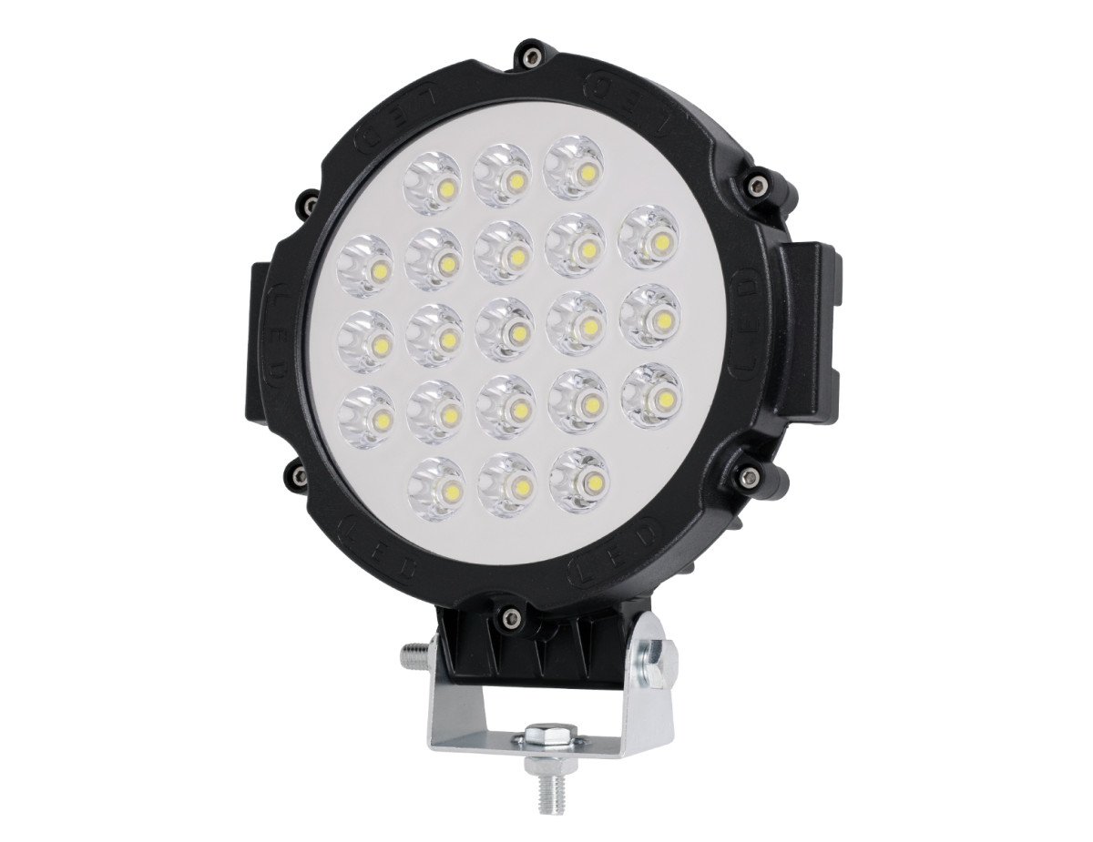 GloboStar® 85413 PRO Series Προβολέας Εργασίας Μαύρος - Working Light για Αυτοκίνητα & Φορτηγά LED CREE XBD 63W 6300lm DC 10-30V Αδιάβροχος IP65 Ψυχρό Λευκό 6000K