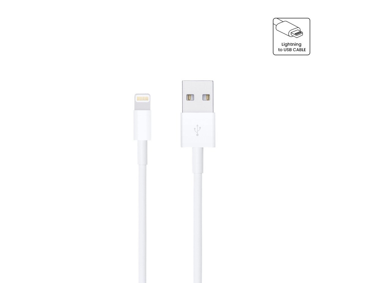 GloboStar® 86091 Καλώδιο Φόρτισης Fast Charging Data iPhone 2M από Regular USB 2.0 σε 8 Pin Lightning Λευκό