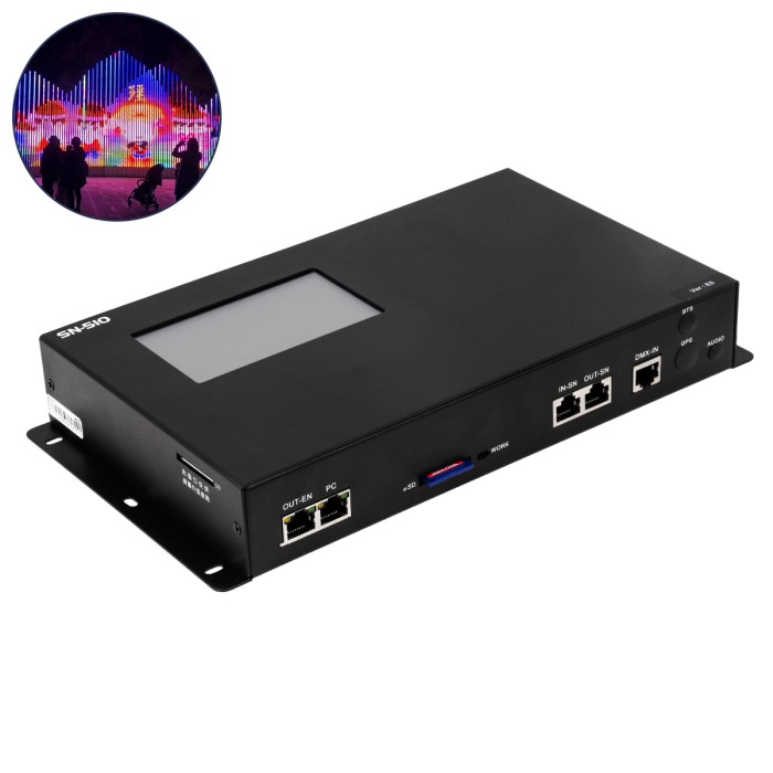 GloboStar® 90145 SEEKWAY SN-510 - Professional Master Controller - Full Colour LED Digital Control System - Κεντρικός Controller για Ψηφιακά Προϊόντα LED Digital Pixel TTL & DMX512 - Single Colour & RGB & RGBW - Synchronous & Asynchronous
GloboStar® 90145 SEEKWAY SN-510 - Professional Master Controller - Full Colour LED Digital Control System - Κεντρικός Controller για Ψηφιακά Προϊόντα LED Digital Pixel TTL & DMX512 - Single Colour & RGB & RGBW - Synchronous & Asynchronous