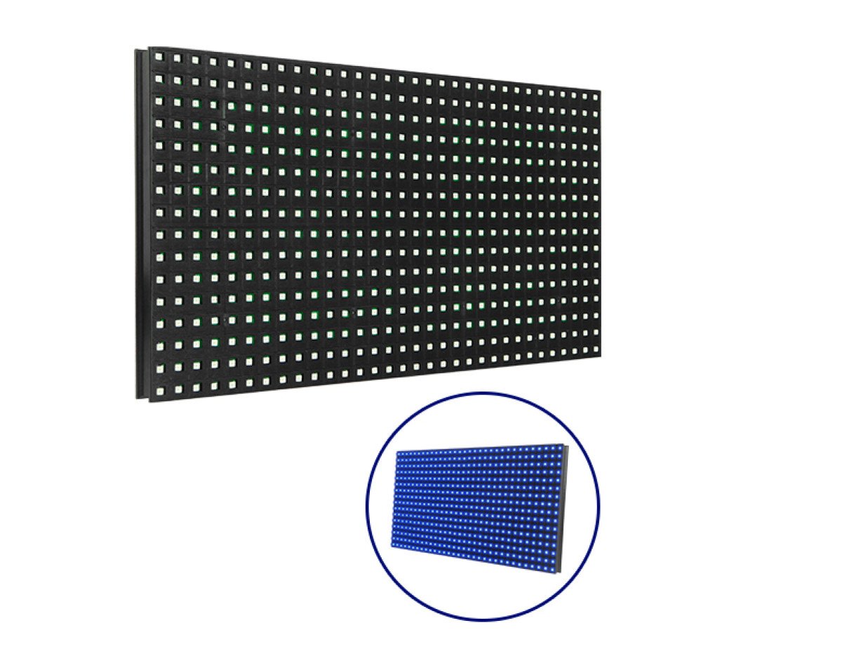 Ανταλλακτικό Panel Module P10 SMD 2835 32x16cm για Κυλιόμενη Πινακίδα LED Μπλε Αδιάβροχο IP65 GloboStar 91103