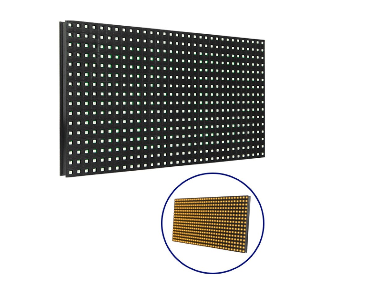 Ανταλλακτικό Panel Module P10 SMD 2835 32x16cm για Κυλιόμενη Πινακίδα LED Πορτοκαλί Αδιάβροχο IP65 GloboStar 91104