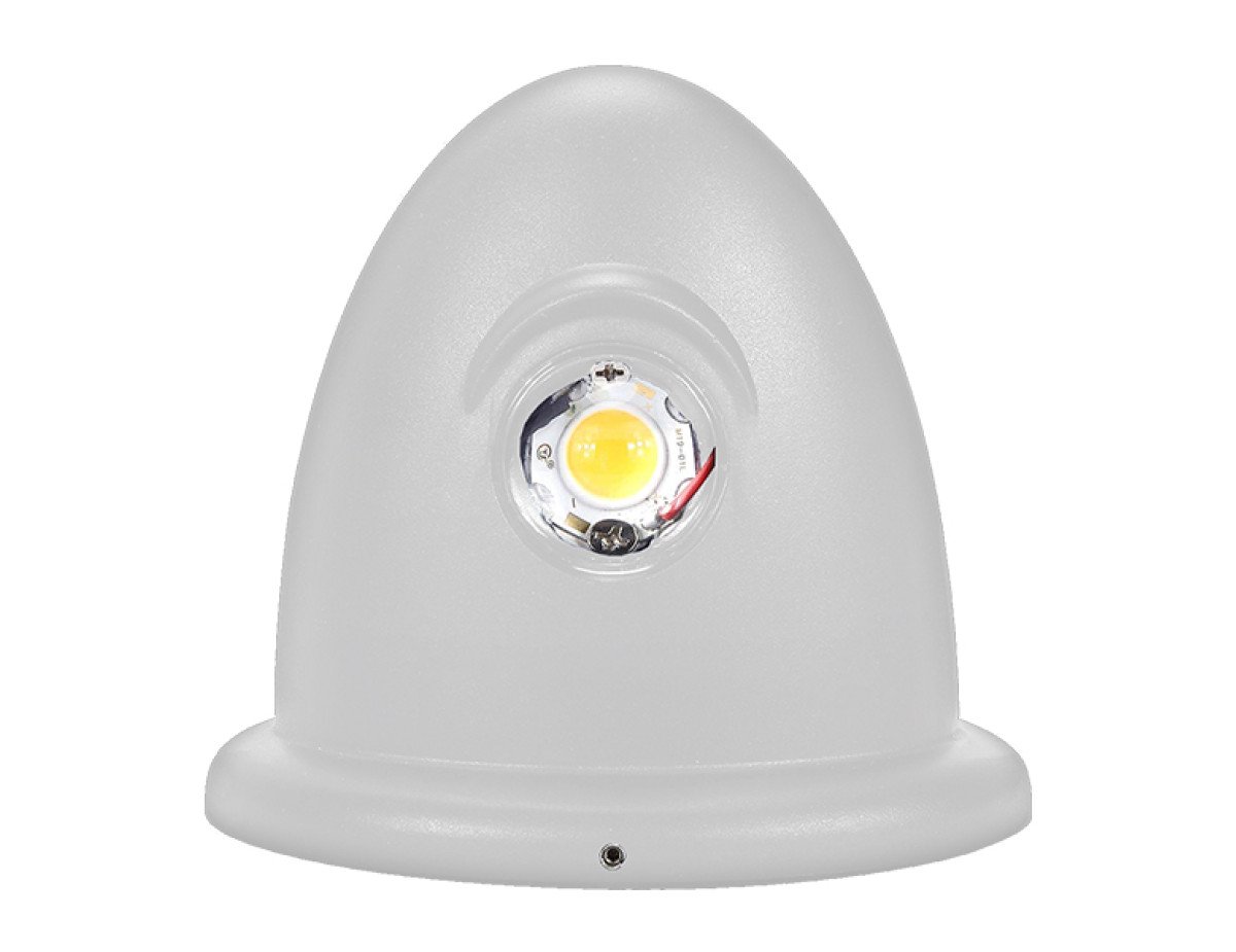 GloboStar® 93070 LED Φωτιστικό Τοίχου Αρχιτεκτονικού Φωτισμού Up Down Λευκό Αδιάβροχο IP65 10 Watt 30° 1400lm 230V CREE Θερμό Λευκό Μ15.1 x Π9.3 x Υ14.5cm