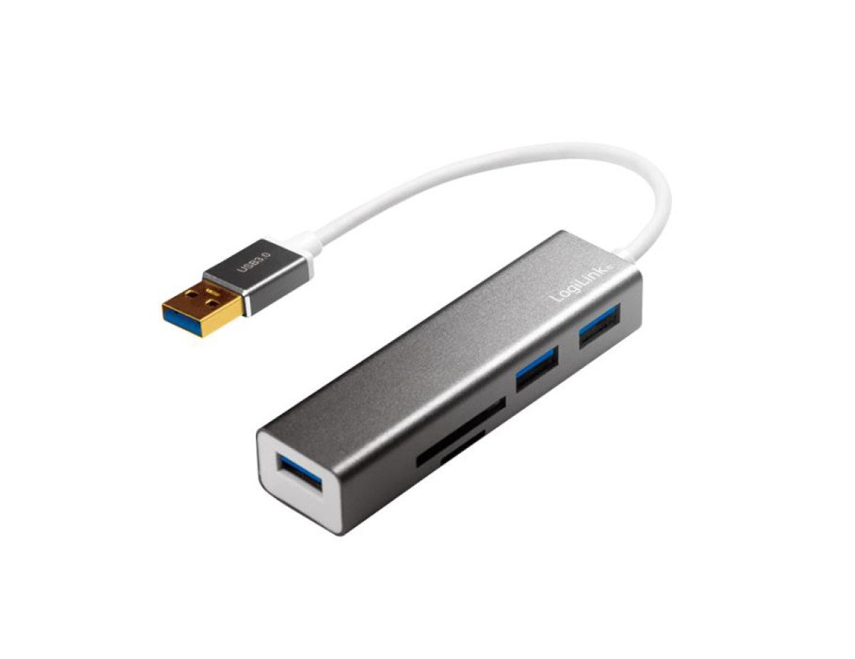 Hub USB 3.0 with Card Reader Logilink UA0306