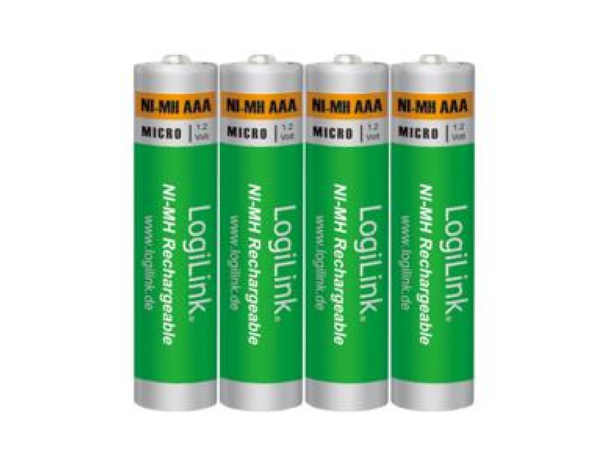 Battery NI-MH Rechargeable AAA 1.2V Logilink LR03RB4 4pcs