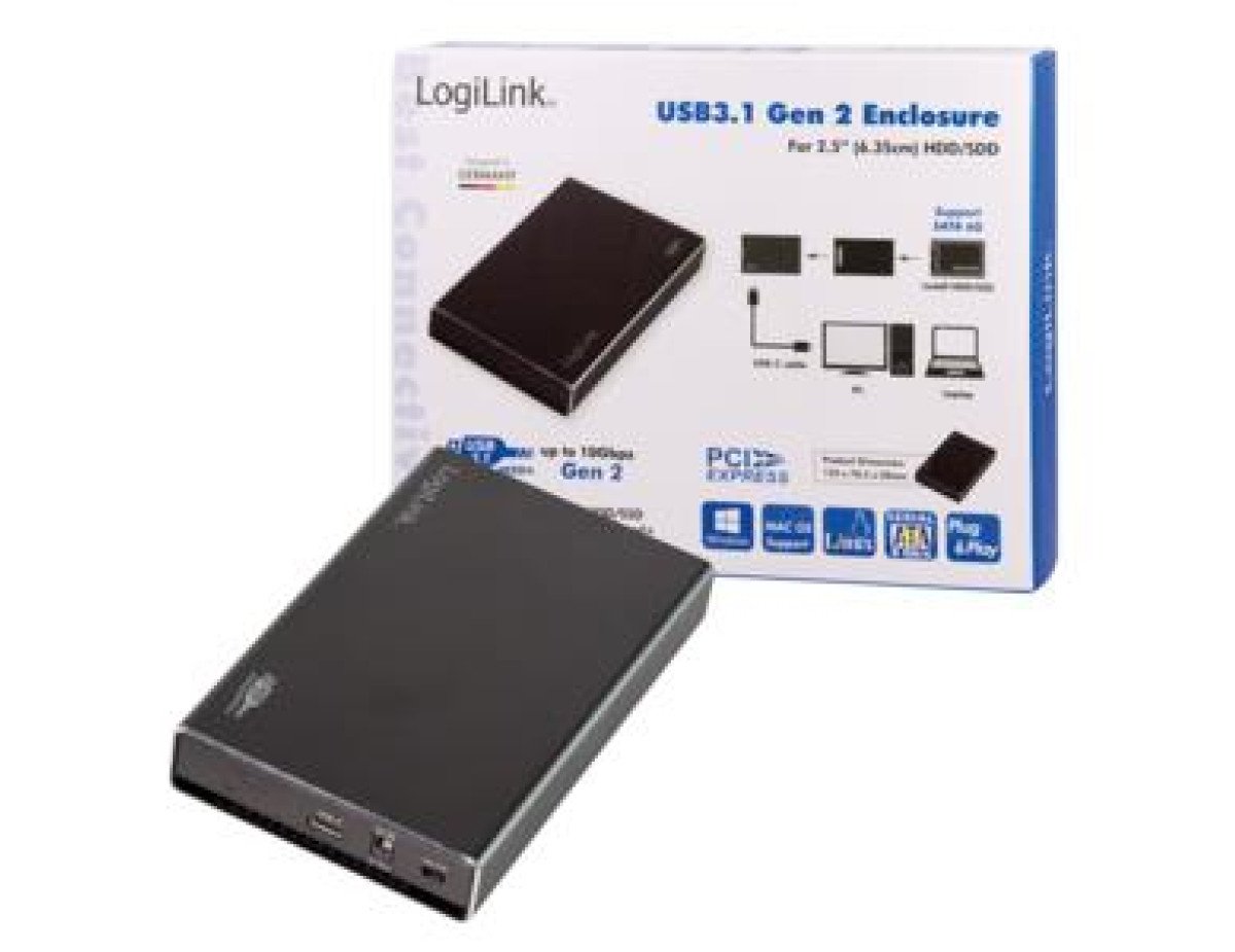 Enclosure 2,5 SATA USB 3.1 Logilink UA0290