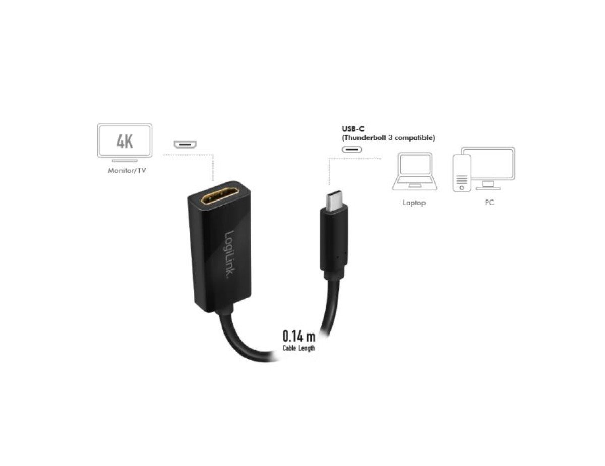 Type-C 3.2 to HDMI Converter Logilink UA0236A