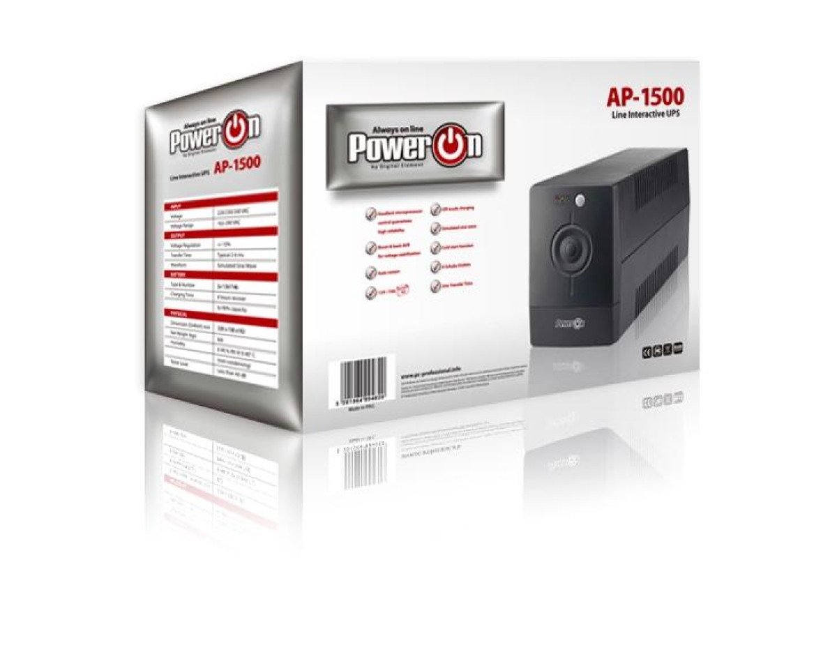 Ups 1500VA Power On AP-1500