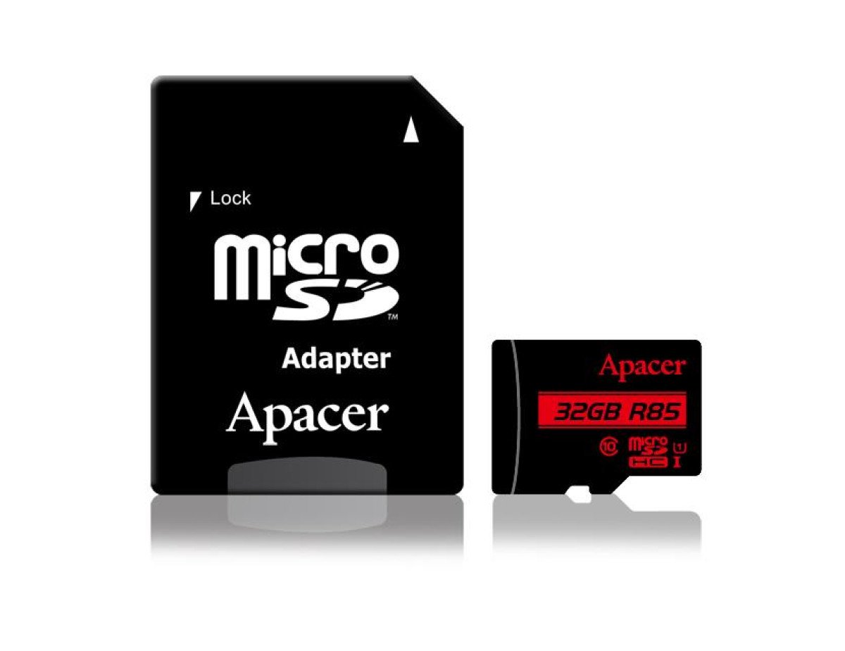 Memory Card Micro SDHC UHS-I U1 Class10 32GB Apacer R85