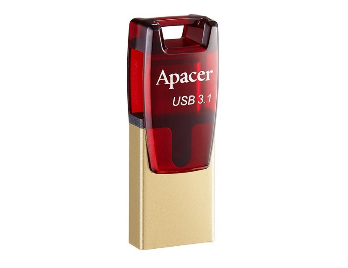 USB 3.2 Gen & Type-C Dual Flash Drive AH180 64GB Red RP