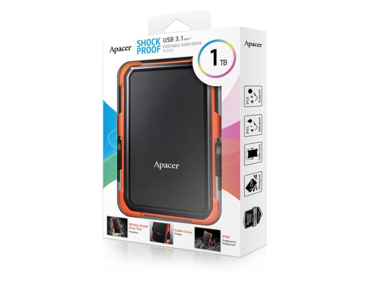 USB 3.1 External HDD 2.5 Apacer AC630 1T