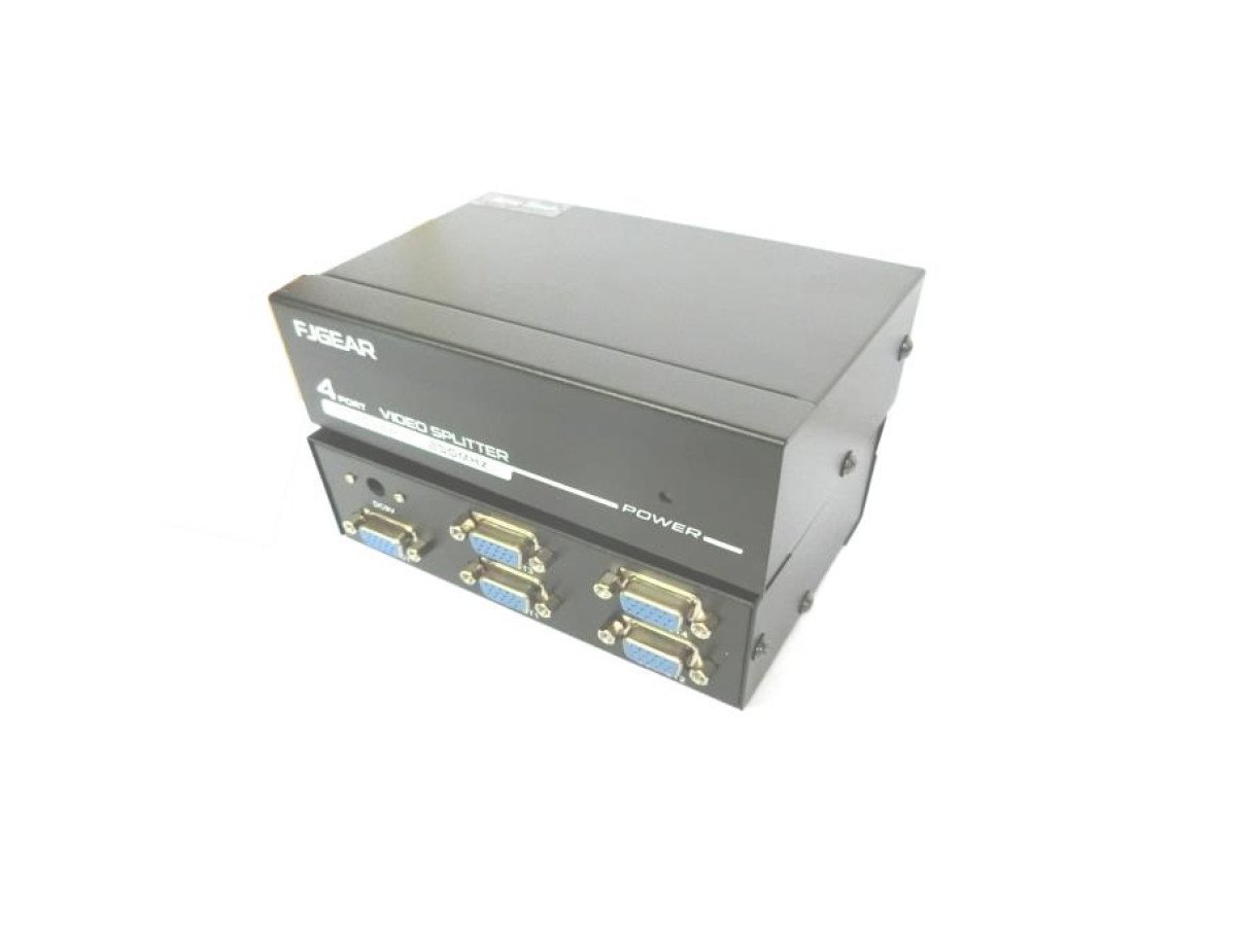 VGA Splitter 1pc-4Monitors 250MHz  Aculine SPL-010