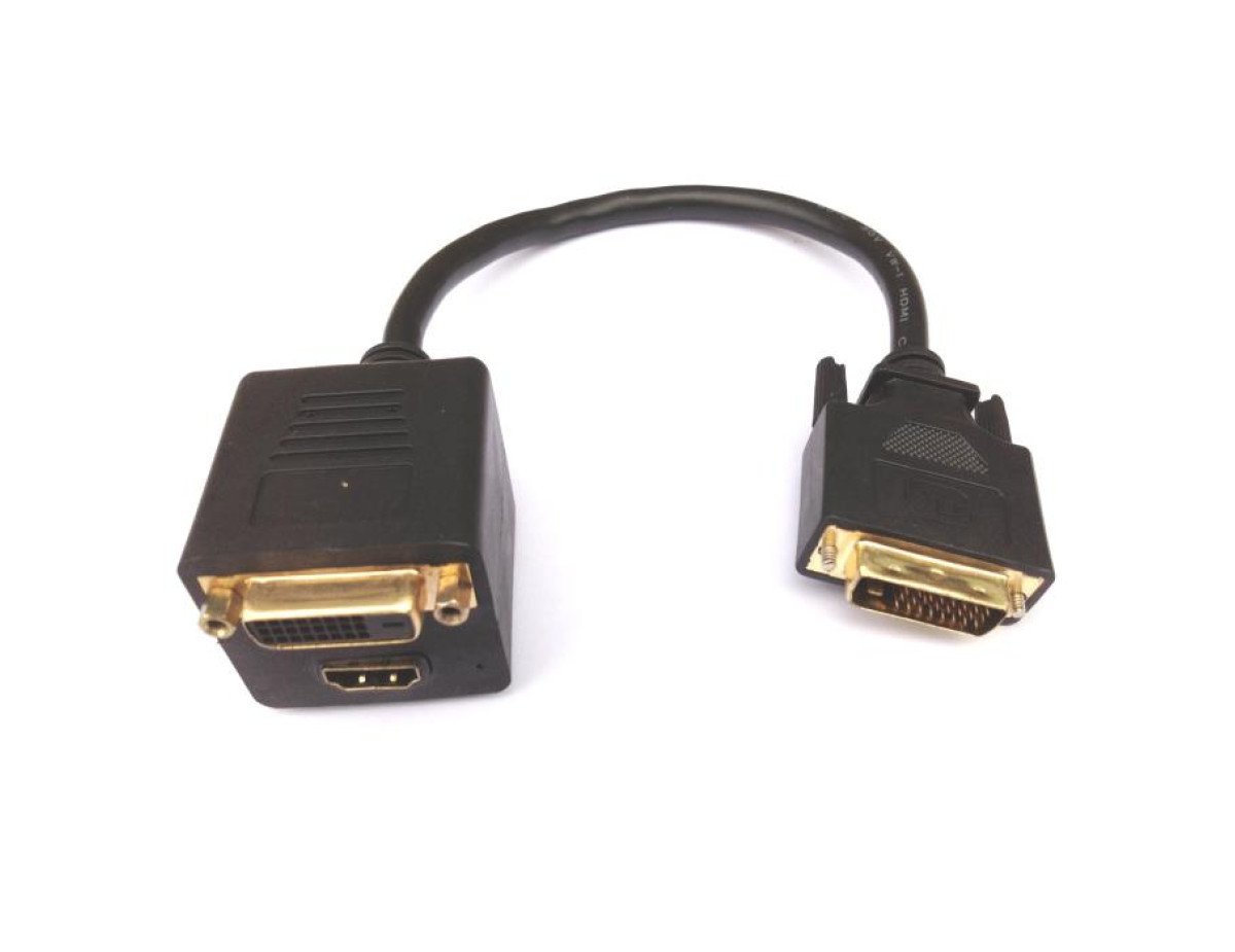 DVI Splitter M to HDMI/DVI F Aculine AD-039