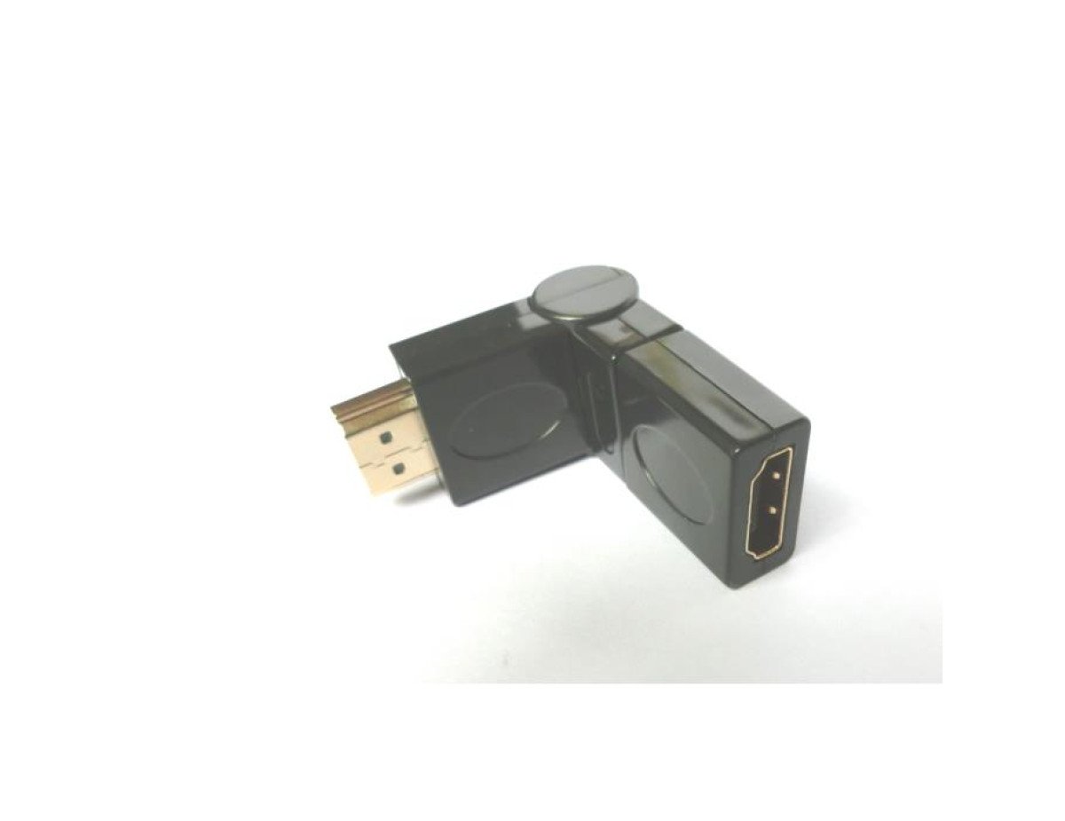 HDMI adapter M/F degree 180 Aculine AD-037