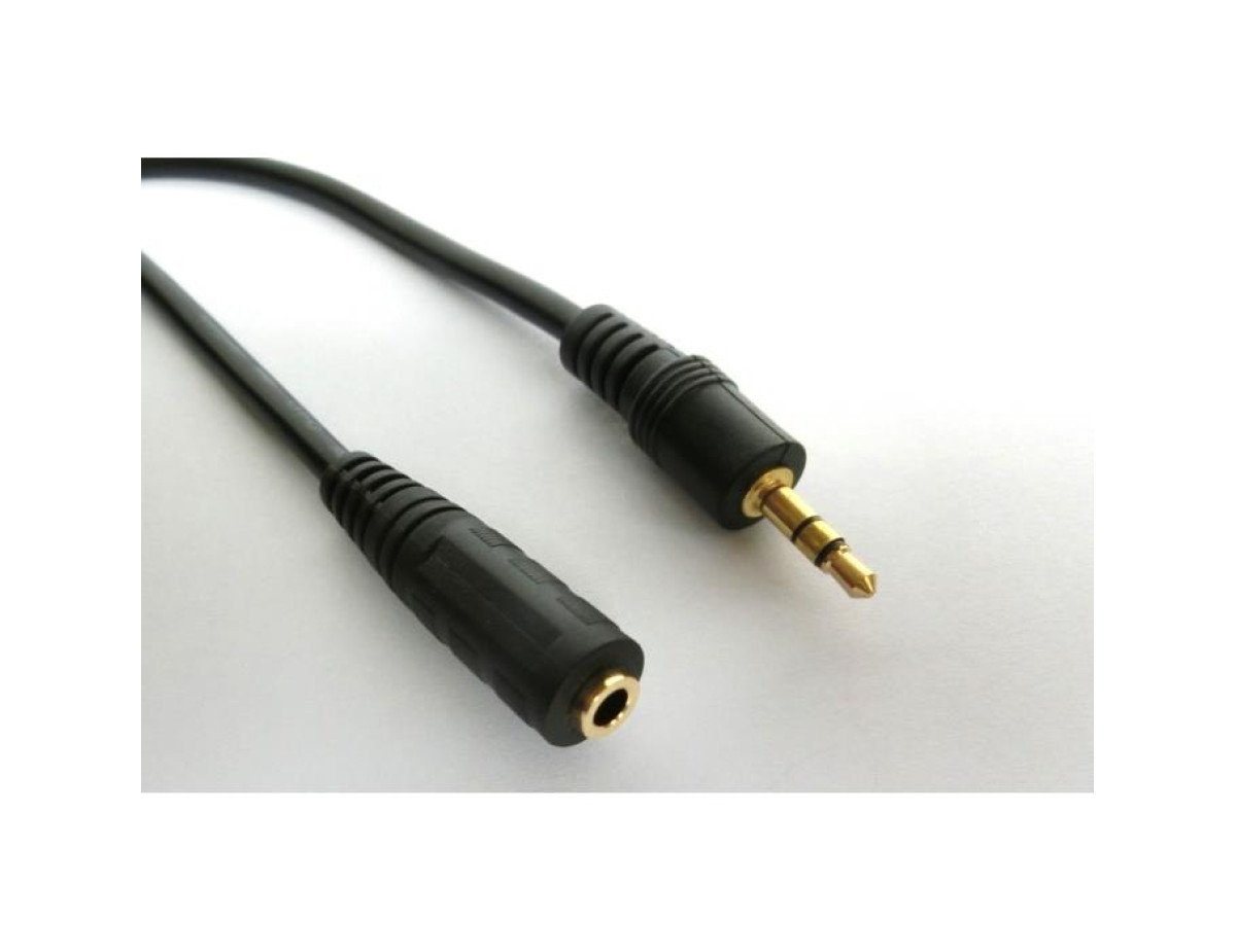 Cable Audio 3.5mm M/F 3m Aculine AU-007