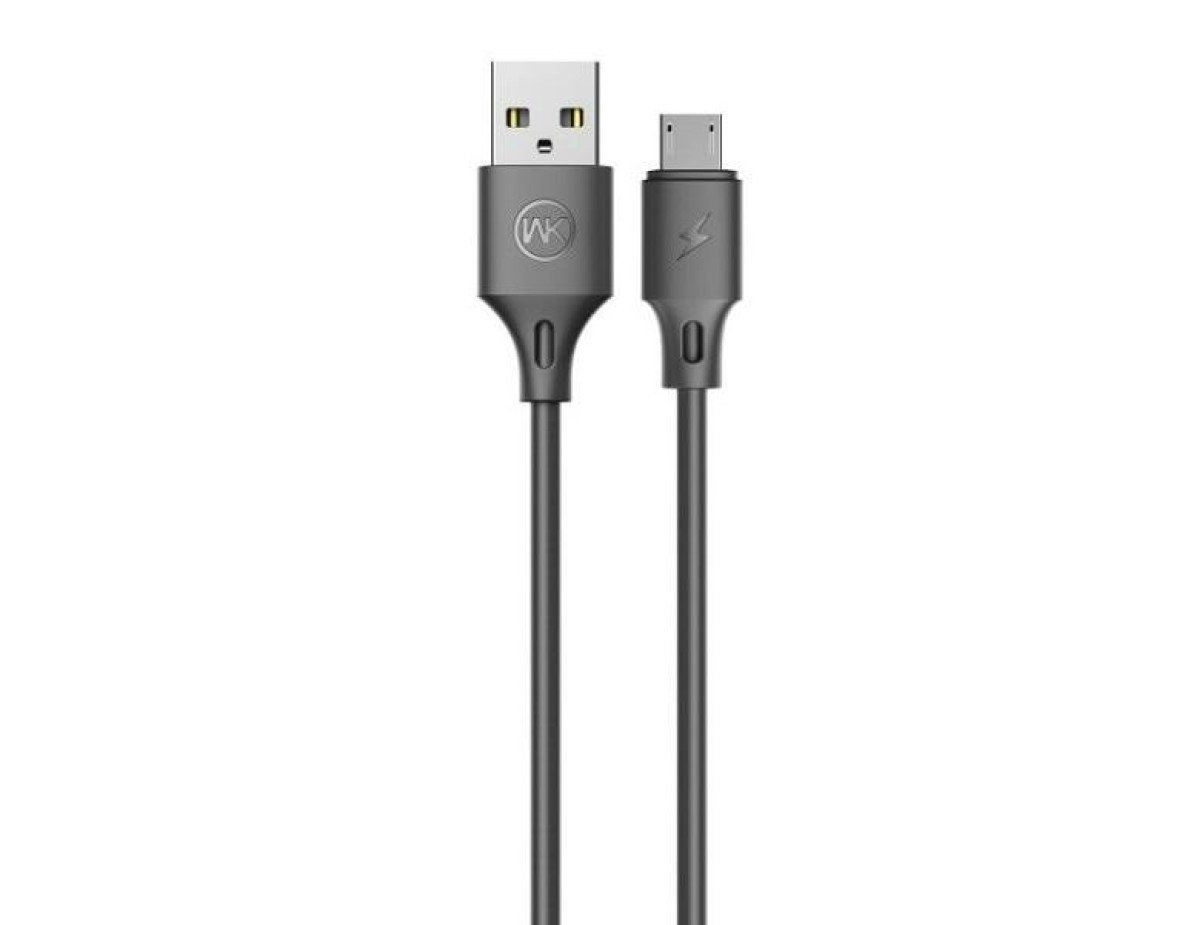 Charging Cable WK Micro Black 1m Full Speed Pro WDC-092 2.4A